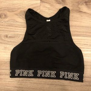 PINK mesh sports bra